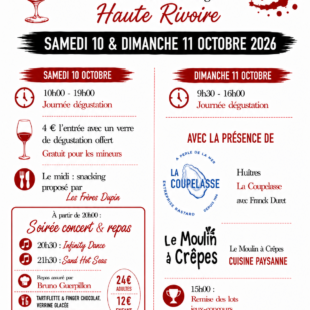 Salon VERDOT Les 10 & 11 Octobre à HAUTE RIVOIRE